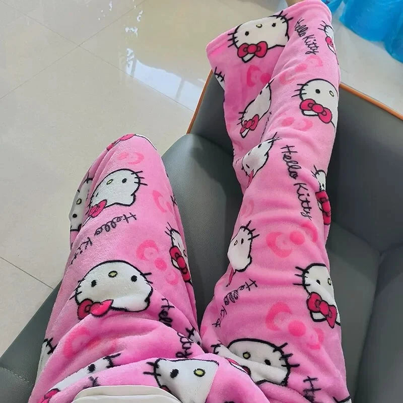 Hello-Kitty Pajama Pants